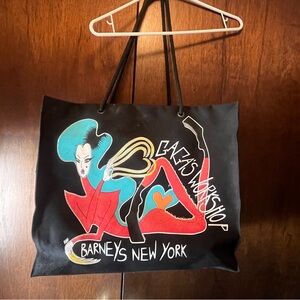 Lady Gaga Barneys New York Canvas Artist Tote Bag